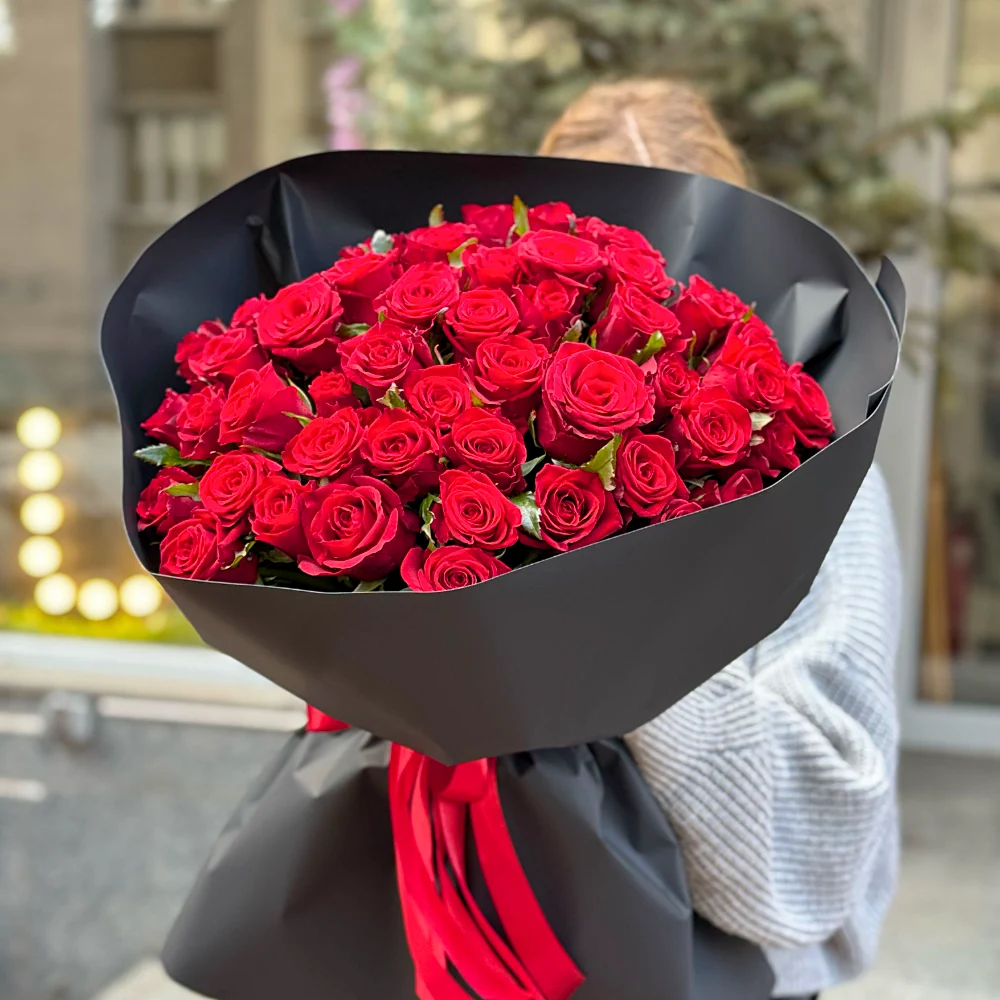 51 красная роза