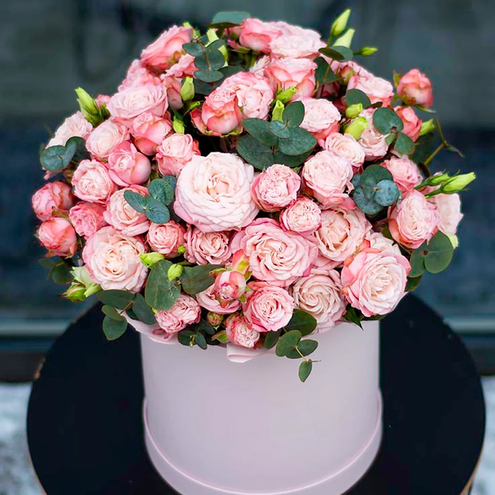 Цветы в коробке