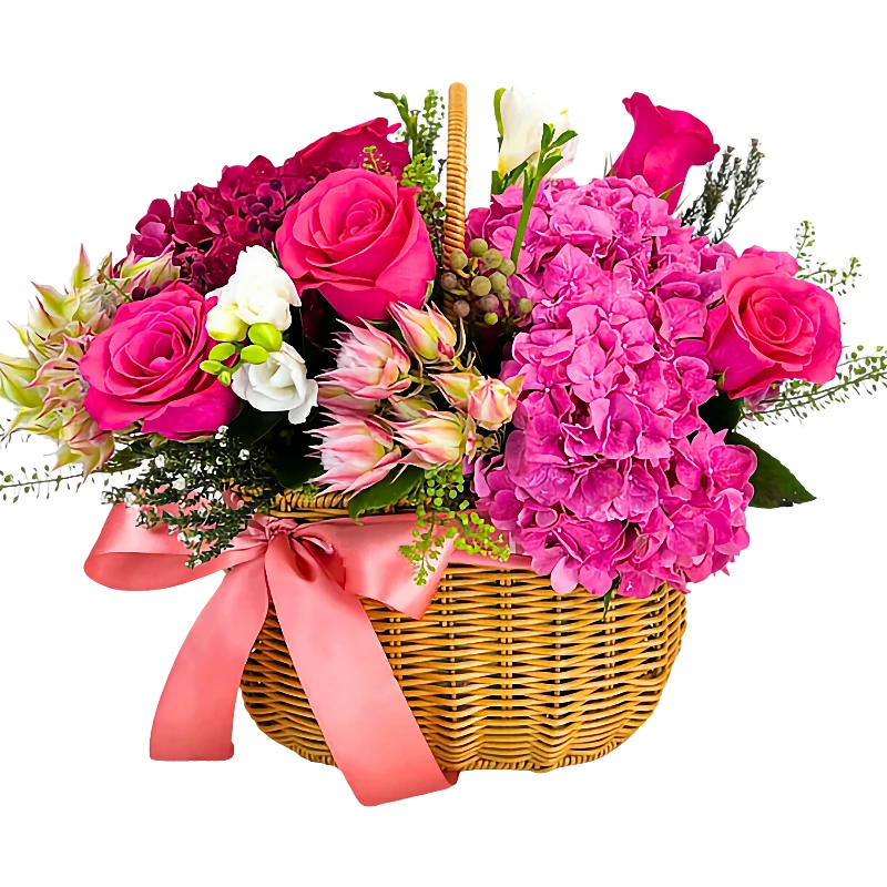 Корзина с цветами
