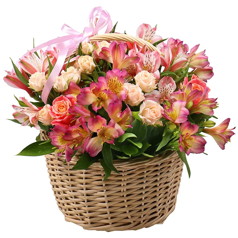 Корзина с цветами